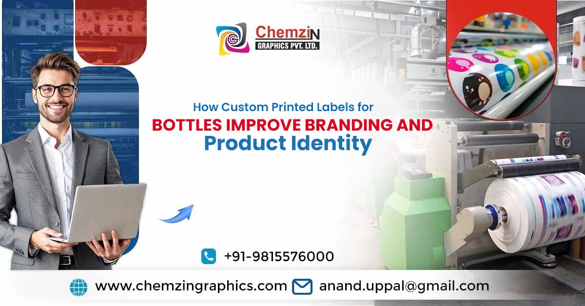 How Custom Printed Labels for Bottles Improve Branding and Product Identity?